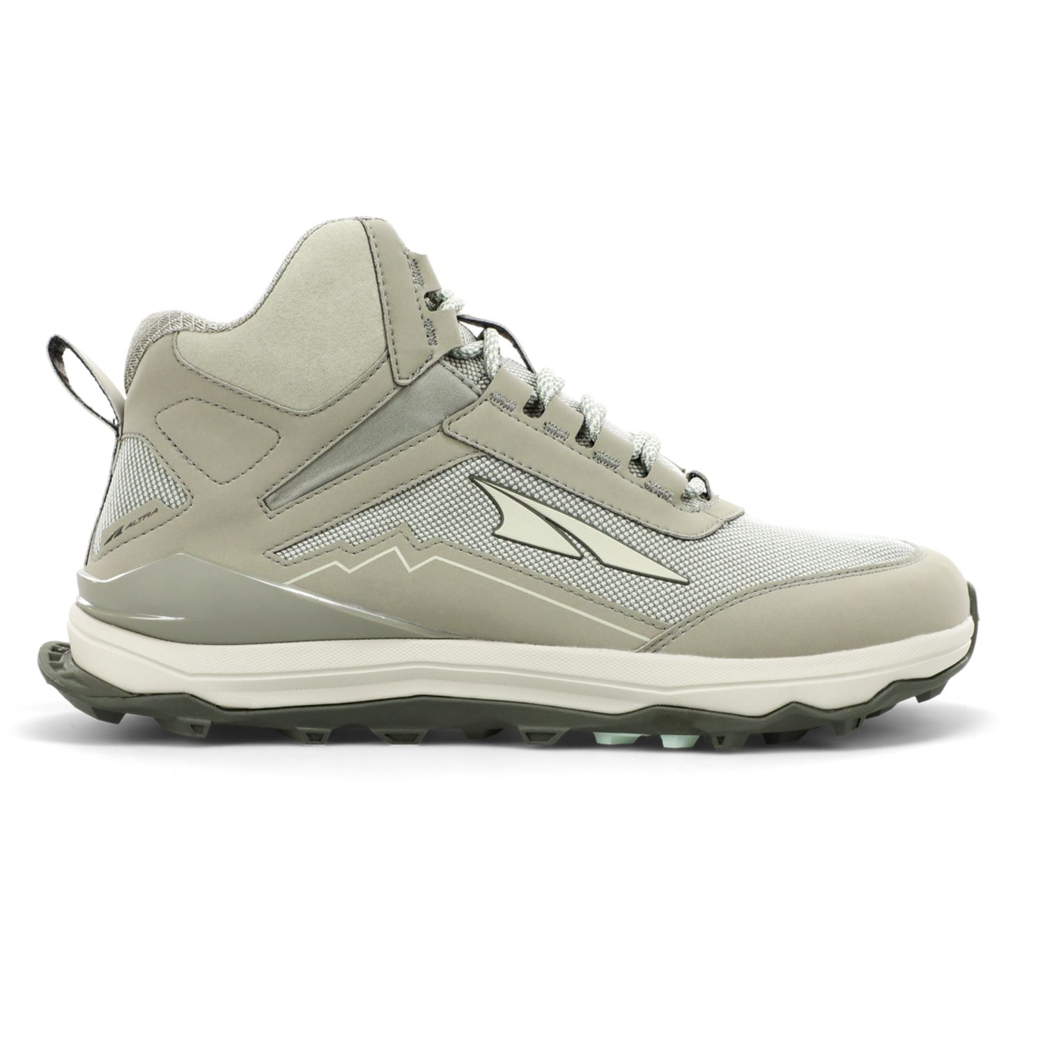 Altra Womens Lone Peak Hiker Trail Running Shoes Khaki | UGJT-27531